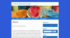 Desktop Screenshot of post86referenceguide.com